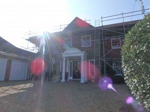 Week One; Scaffolding is Up