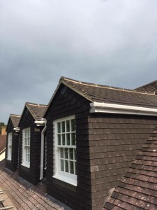 Dormers finished with timber sash windows in Beaconsfield HP9